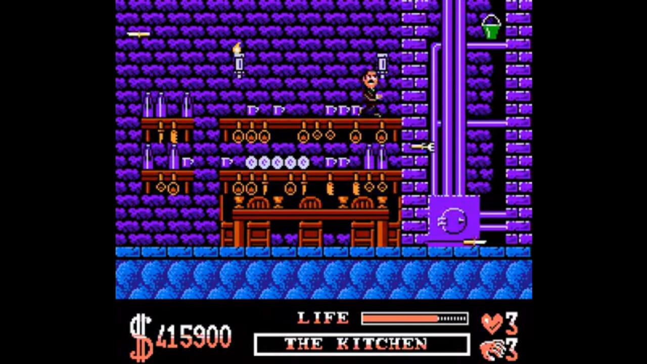 Addams family nes прохождение